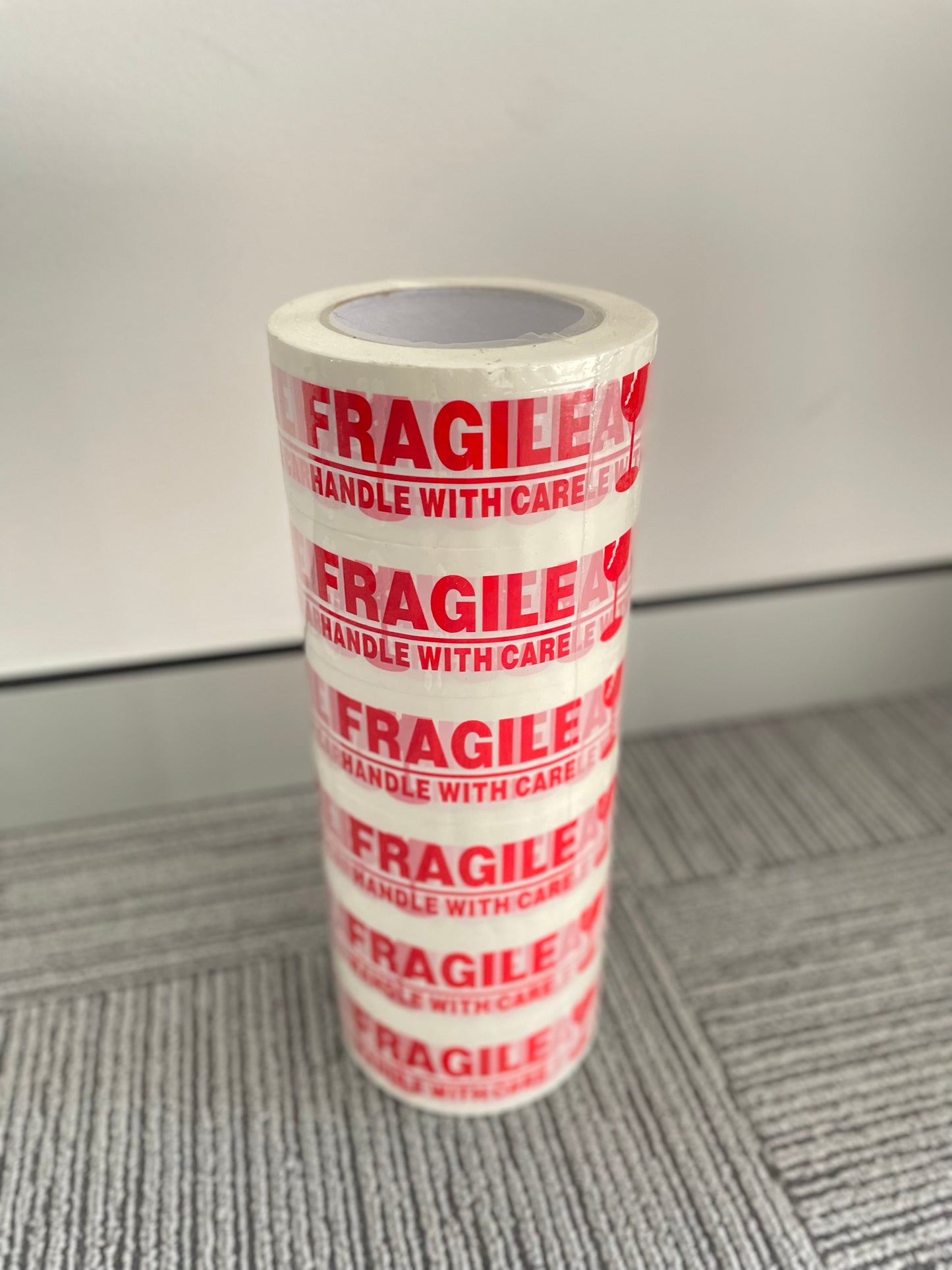 Fragile Packing Tape - 6 Rolls, 48mm x 100m