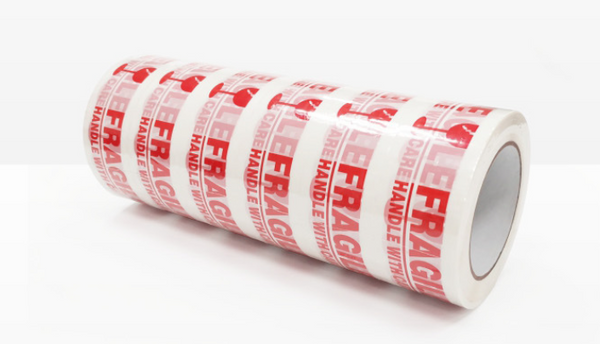 FRAGILE Packing Tape - 6 Rolls (48mm*100m)