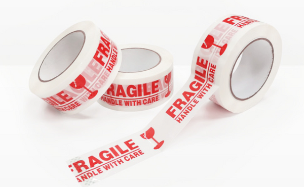 FRAGILE Packing Tape - 6 Rolls (48mm*100m)
