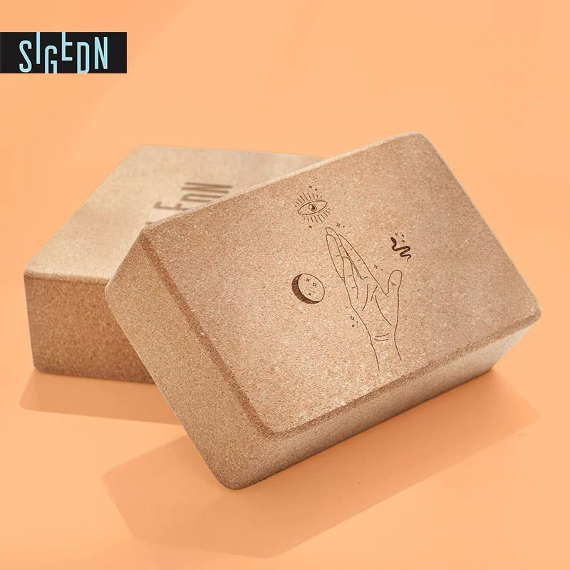 SIGEDN Cork Yoga Block