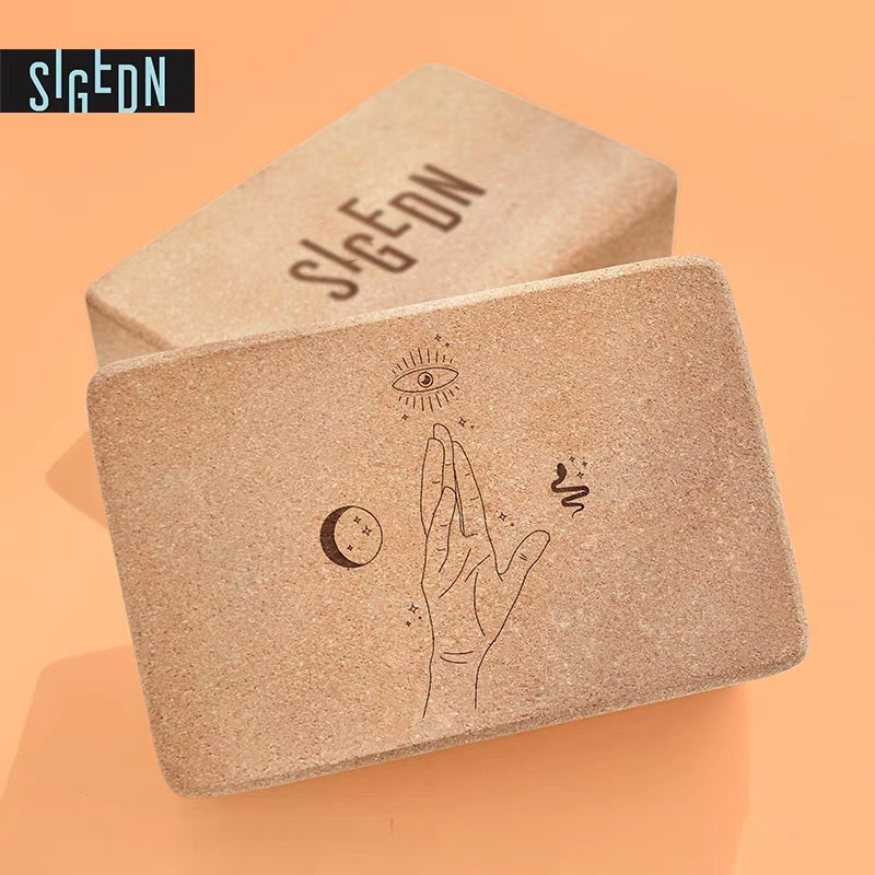 SIGEDN Cork Yoga Block
