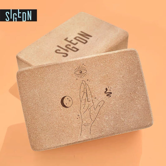 SIGEDN Cork Yoga Block