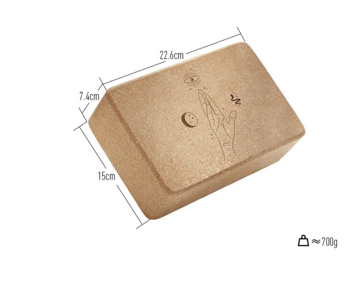 SIGEDN Cork Yoga Block