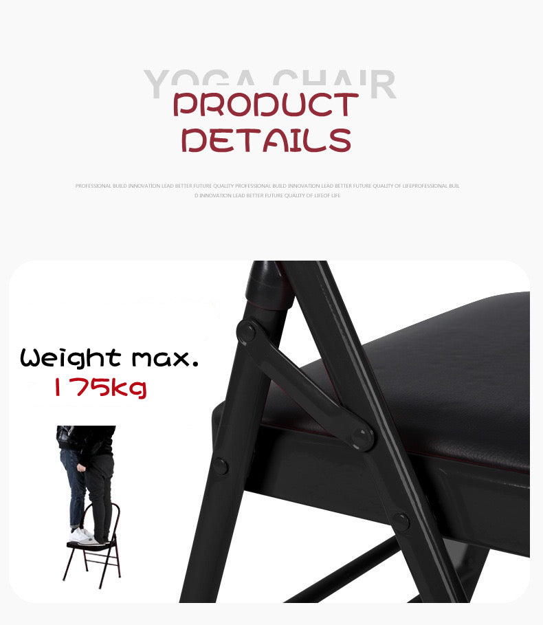 Iyengar Yoga Chair - Heavy-Duty Foldable