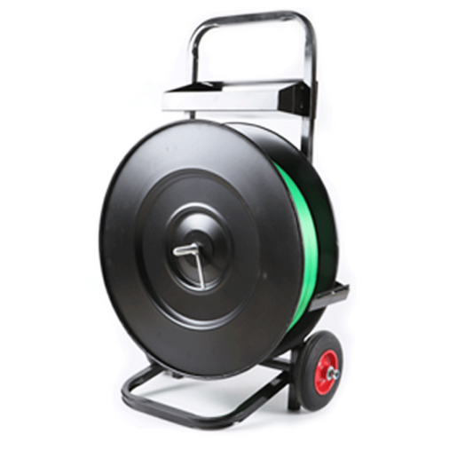 Steel Strap Dispenser Cart - Rope Wound